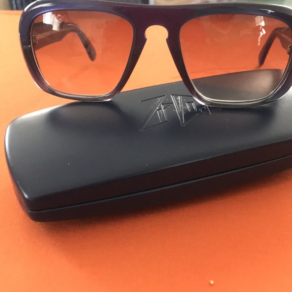 Zipcode Purple Aviator Sunglasses - Picture 4 of 8